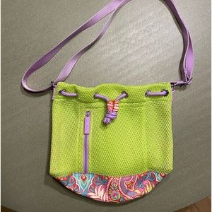 Vera Bradley Citrine Paisley Mesh Beach Bag Tote